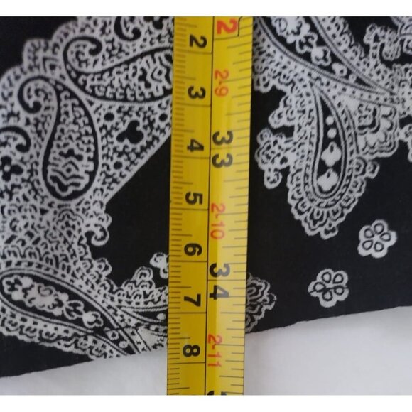 PerSeption Concept Women's Sleeveless Plunge Neck Paisley Dress Size M. - Picture 7 of 7